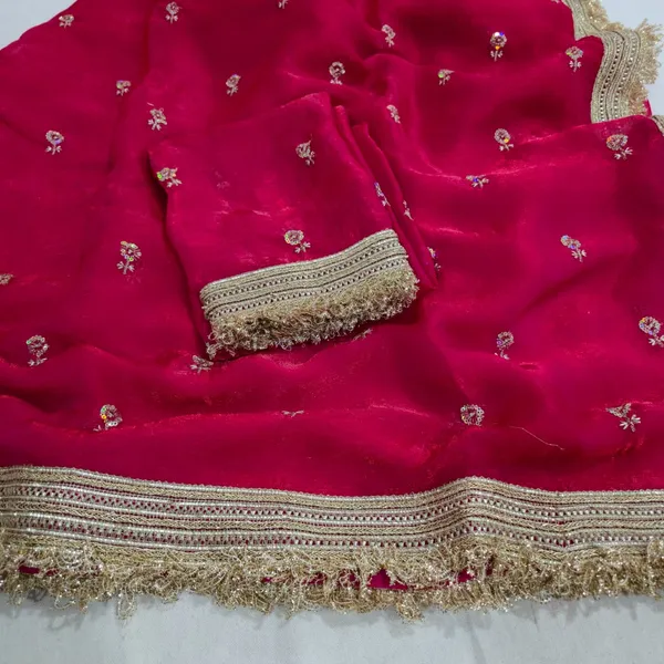 Red_Fandy_Satin_Silk_Saree_For_Women