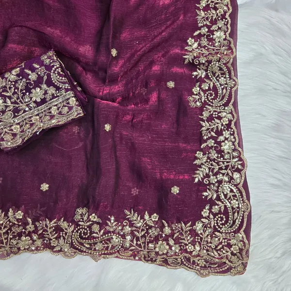 Magenta_Fandy_Satin_Silk_Saree_For_Women
