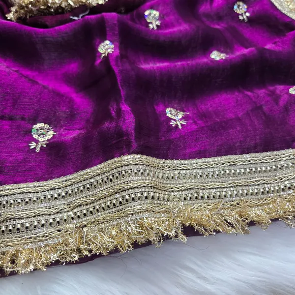 Purple_Fandy_Satin_Silk_Saree_For_Women
