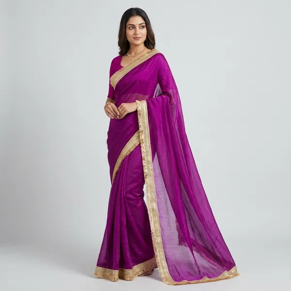 Purple_Fandy_Satin_Silk_Saree_For_Women