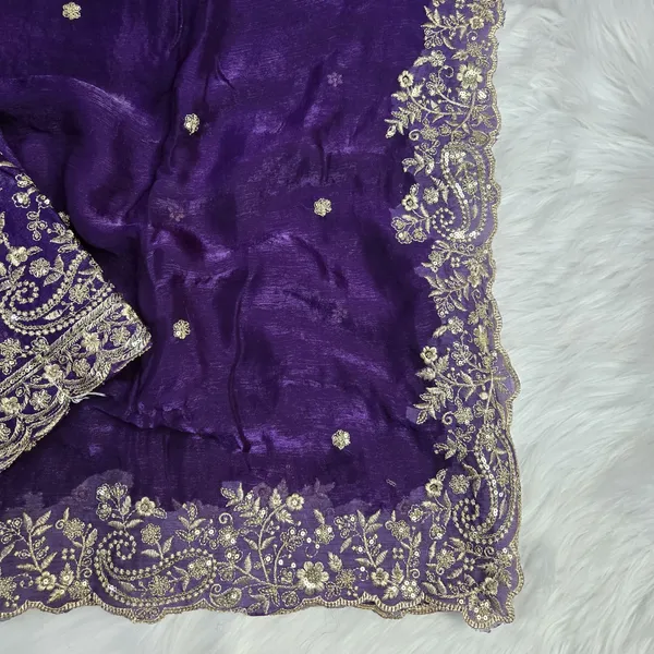 Purple_Fandy_Satin_Silk_Saree_For_Women