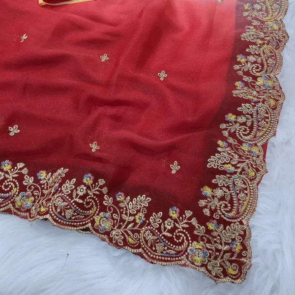Red_Georgette_Saree_For_Women