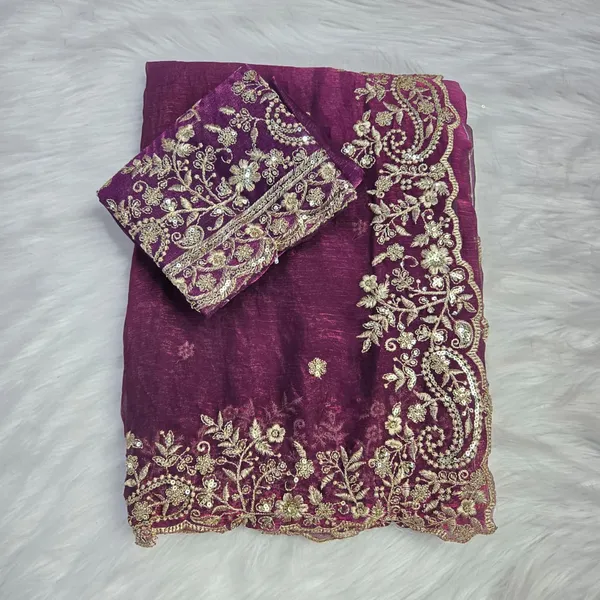 Magenta_Fandy_Satin_Silk_Saree_For_Women