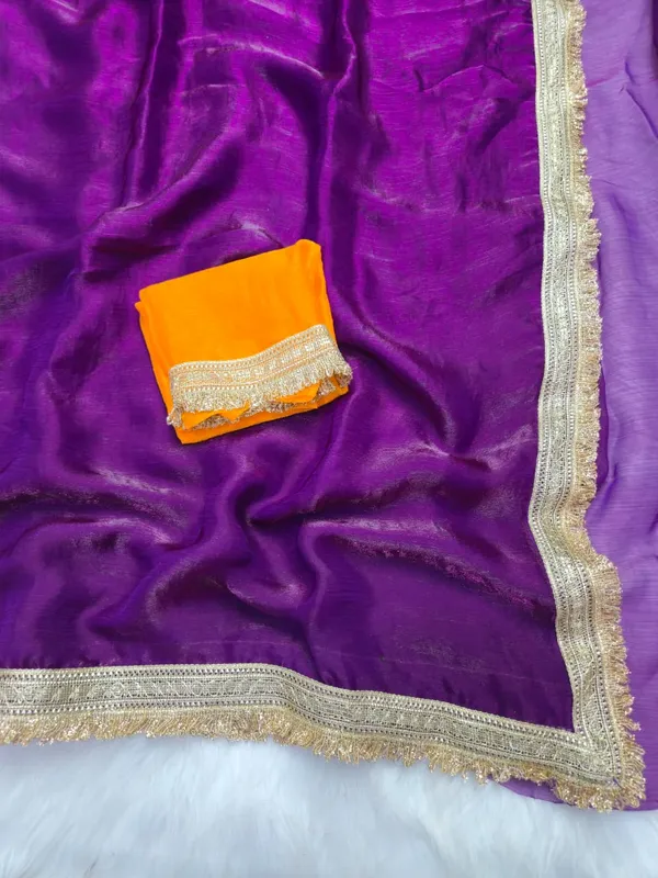 Purple_Fandy_Satin_Silk_Saree_For_Women