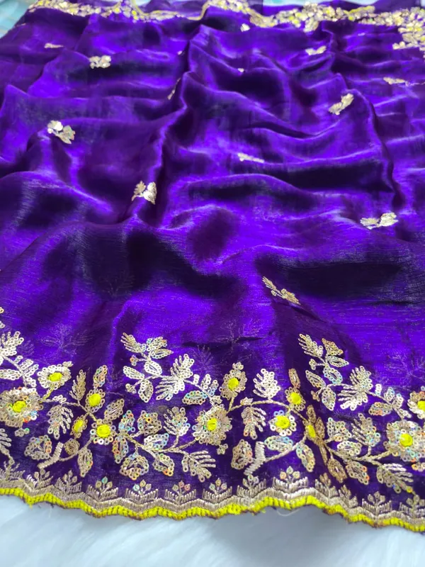 Purple_Fandy_Satin_Silk_Saree_For_Women