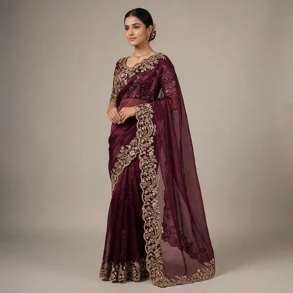 Purple_Fandy_Satin_Silk_Saree_For_Women