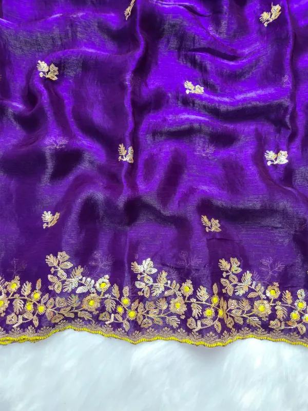 Purple_Fandy_Satin_Silk_Saree_For_Women
