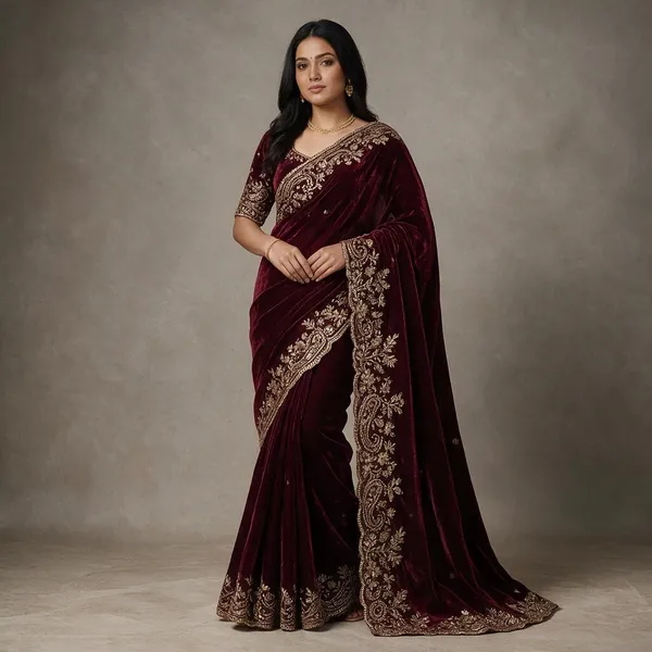 Green_Fandy_Satin_Silk_Saree_For_Women