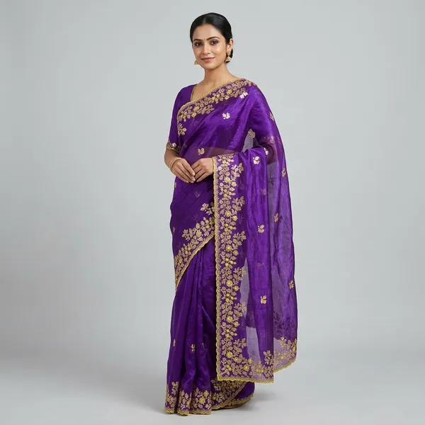 Purple_Fandy_Satin_Silk_Saree_For_Women