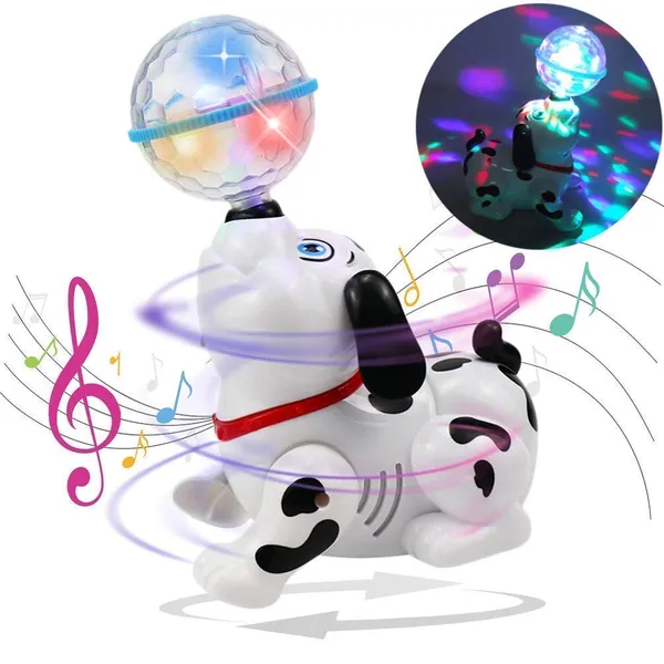 White_Dalmatian_Musical_Dancing_Dog_Toy_With_Disco_Light