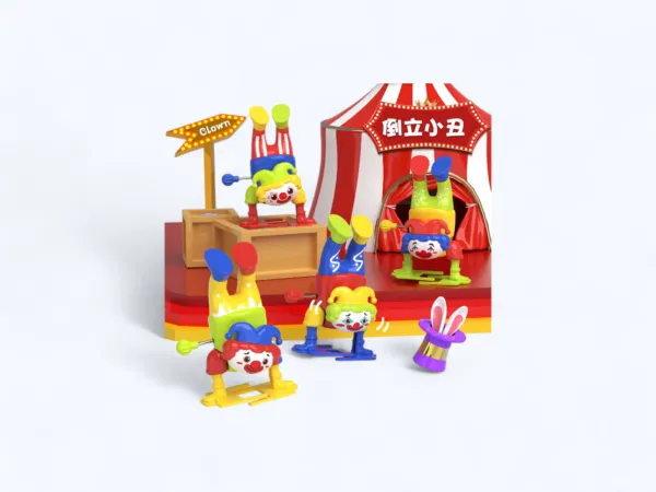 Handstand_Walking_Clown_Windup_Toy_Paradise_Series
