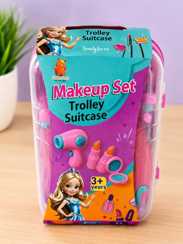 Pink_Trolley_Suitcase_Makeup_Set_For_Kids_3+_Years