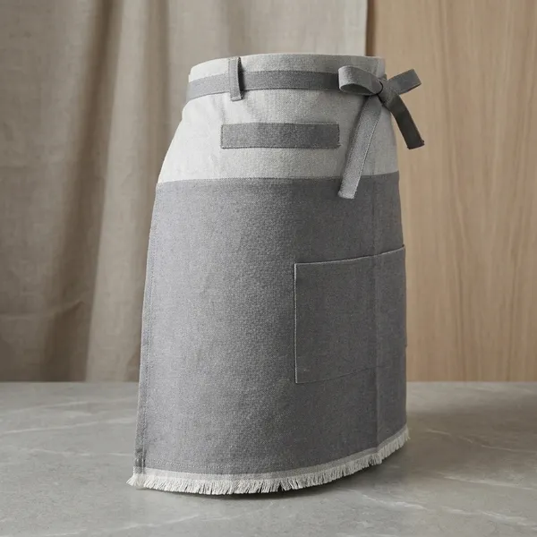 Grey_Cotton_Half_Waist_Contrast_Panel_Apron