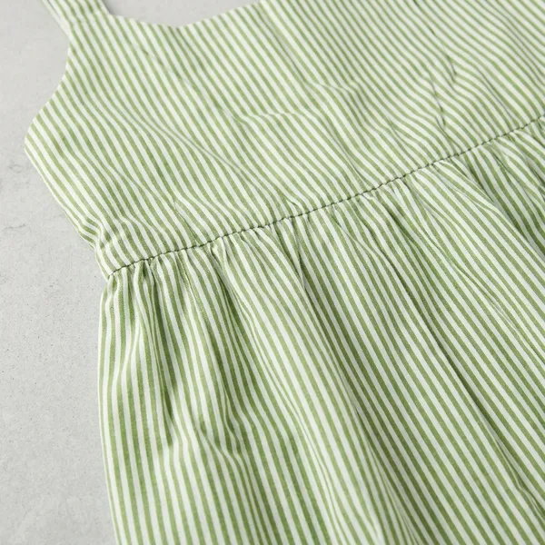 Light_Green_Cotton_Stripe_Gathered_Apron