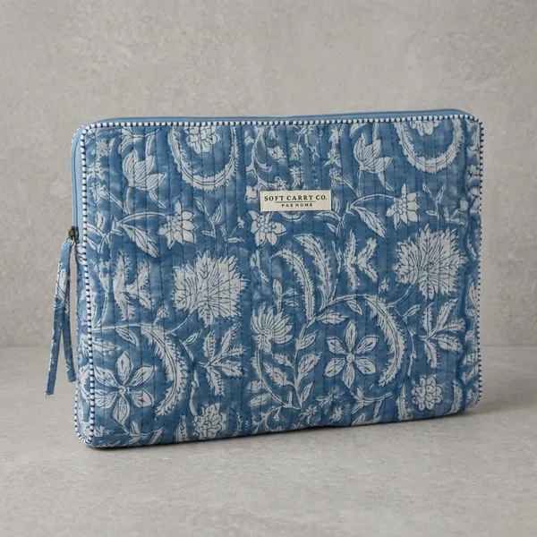 Blue_Cotton_Floral_Print_Ipad_Bag_For_Adults_And_Kids