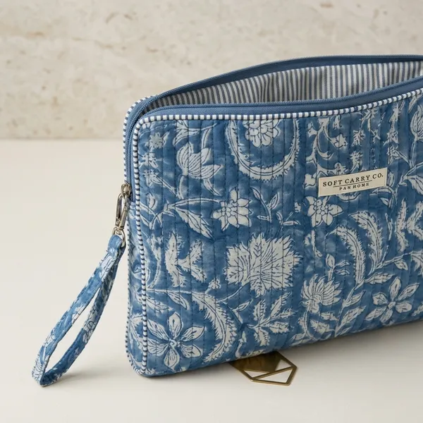 Blue_Cotton_Floral_Print_Ipad_Bag_For_Adults_And_Kids