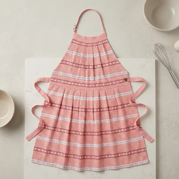 Pink_Cotton_Gingham_Check_Apron