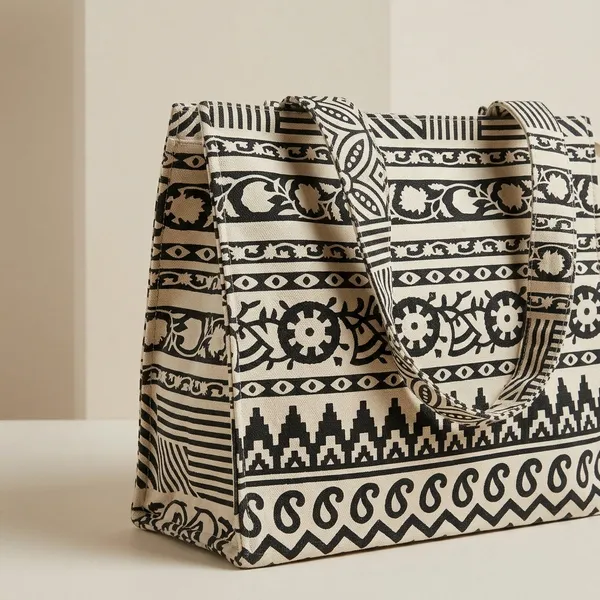 Multi_Twill_Ethnic_Geometric_Print_Hand_Bag_For_Adults