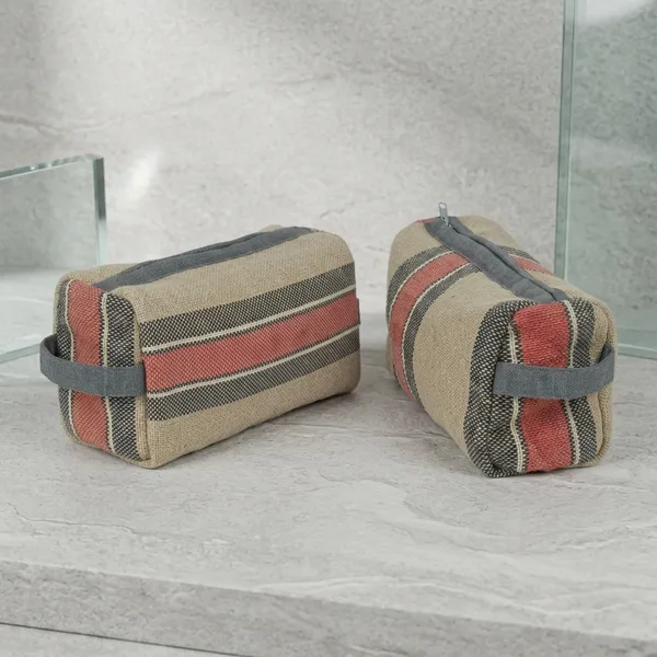 Grey_Pink_Linen_Jute_Striped_Pouch_For_Adults_Pack_Of_2