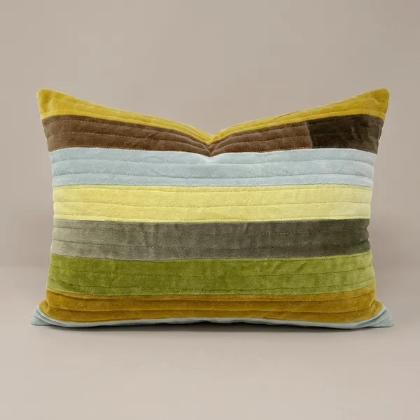 Multicolor_Ribbed_Velvet_Striped_Pillow