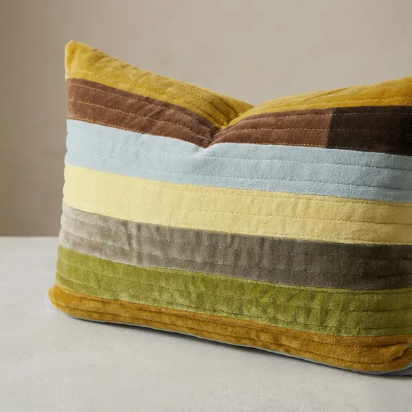 Multicolor_Ribbed_Velvet_Striped_Pillow