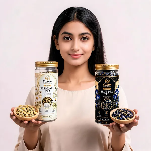 Yamm_Organics_Caffeine-Free_Herbal_Tea_Duo_(Chamomile_+_Blue_Pea)