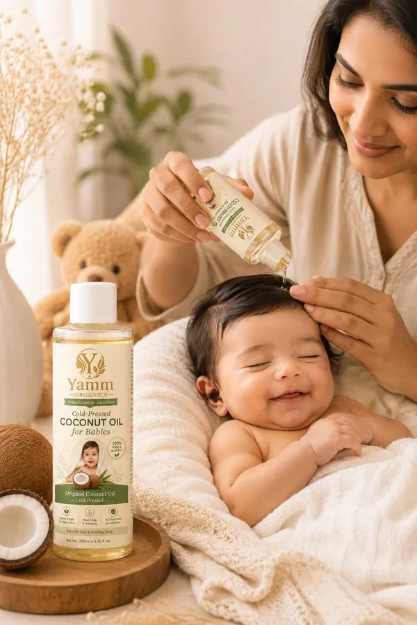 Yamm_Organics_Cold-Pressed_Coconut_Oil_For_Baby_Hair_&_Skin_-_Buy_1_Get_1
