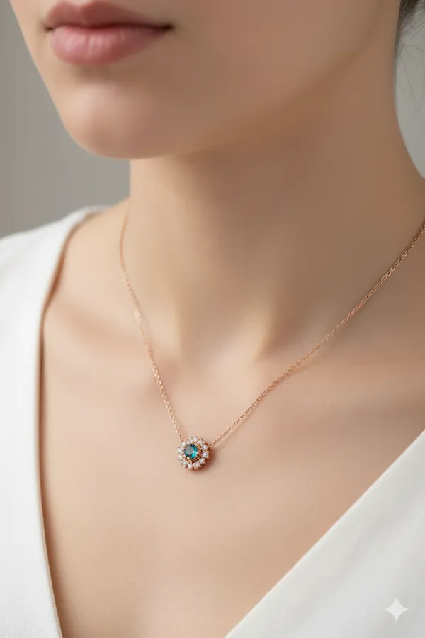 Sovia_Rose_Gold_Plated_925_Sterling_Silver_Azure_Bloom_Pendant_For_Women