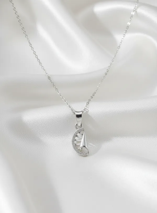 Silver_925_Sterling_Twisted_Grace_Pendant_For_Women