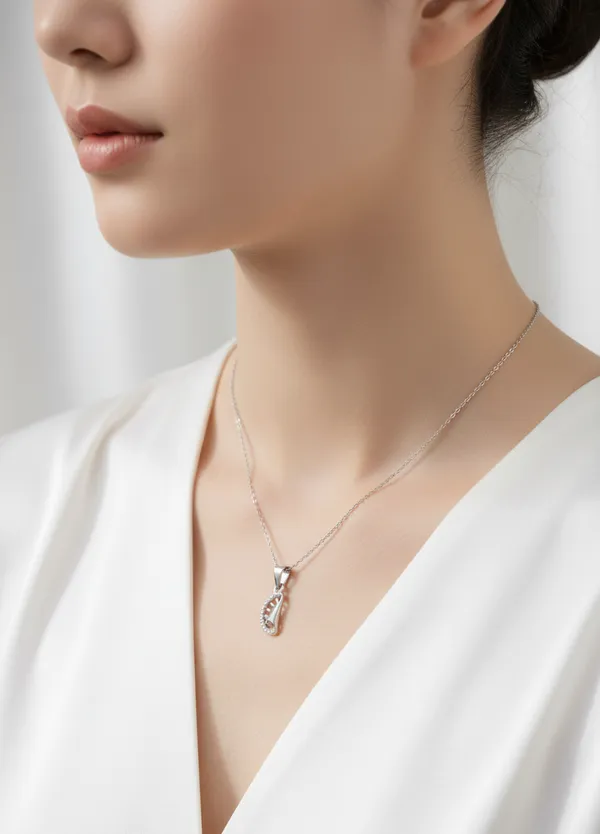 Silver_925_Sterling_Twisted_Grace_Pendant_For_Women