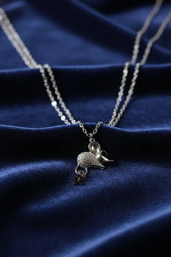 Silver_925_Sterling_Starry_Mouse_Charm_Necklace_For_Women