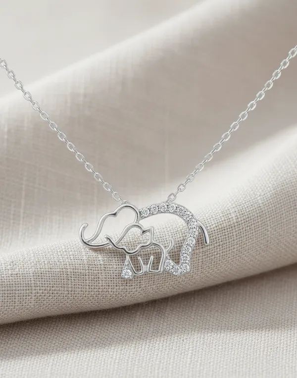 Sovia_Silver_925_Sterling_Ele_Love_Pendant_For_Women