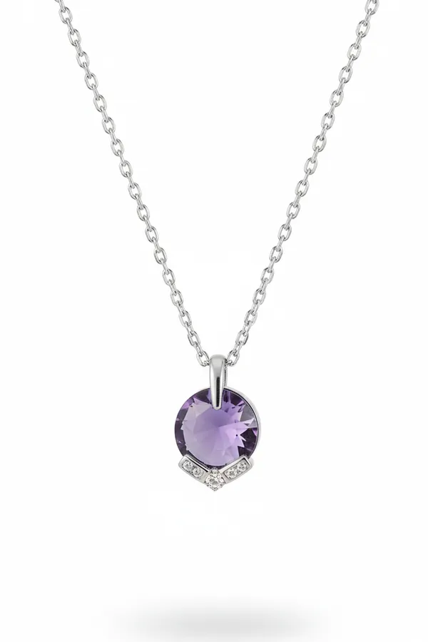 Silver_Purple_925_Sterling_Amethyst_Glow_Pendant_For_Women