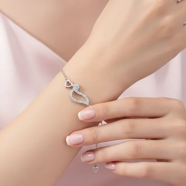Silver_925_Sterling_Lovebird_Sparkle_Bracelet_For_Women