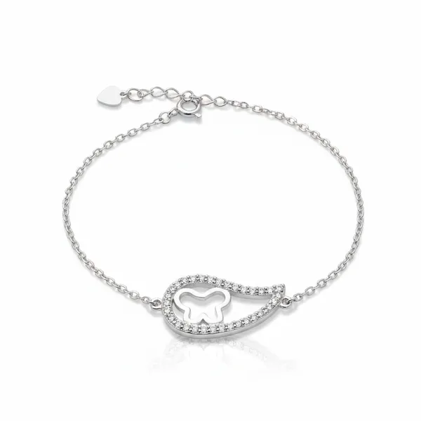 Silver_925_Sterling_Butterfly_Drop_Bracelet_For_Women