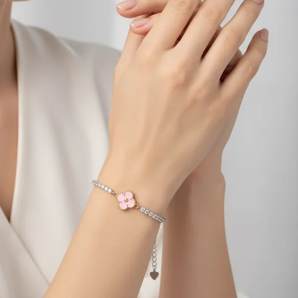 Silver_Pink_925_Sterling_Blush_Bloom_Tennis_Bracelet_For_Women