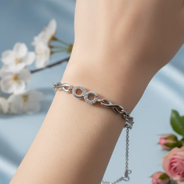 Silver_925_Sterling_Infinity_Loop_Bracelet_For_Women