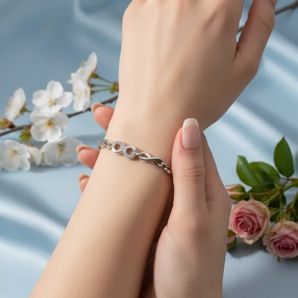 Silver_925_Sterling_Infinity_Loop_Bracelet_For_Women