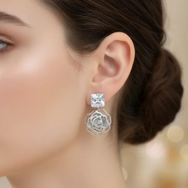 Silver_925_Sterling_Bloom_Stud_Earrings_For_Women