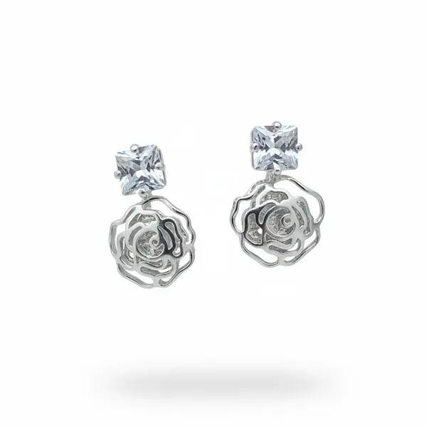Silver_925_Sterling_Bloom_Stud_Earrings_For_Women