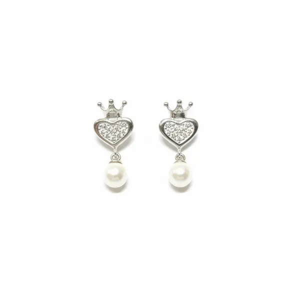 Silver_925_Sterling_Pearl_Princess_Stud_Earrings_For_Women