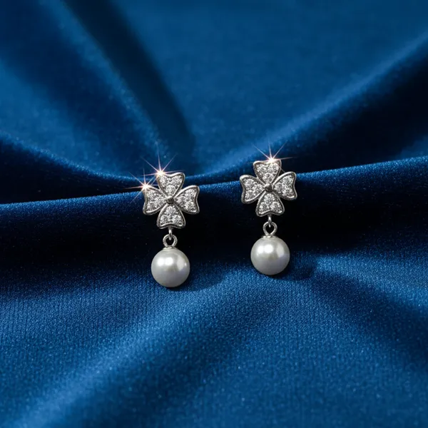 Silver_925_Sterling_Daisy_Drop_Earrings_For_Women