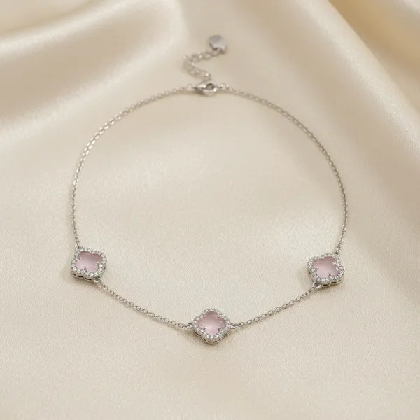 Sovia_Silver_925_Sterling_Pink_Clover_Chain_Necklace_For_Women