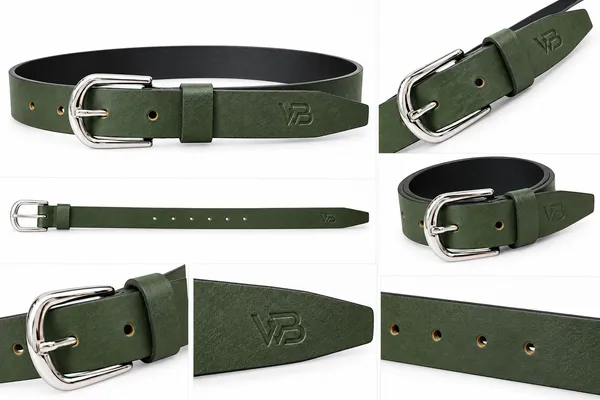 Olive_Green_Slim_Buckle_Belt_for_Unisex_Styling