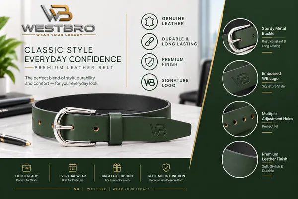 Olive_Green_Slim_Buckle_Belt_for_Unisex_Styling