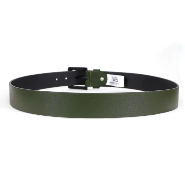 Olive_Green_Leather_Semi_Casual_Belt_for_Men
