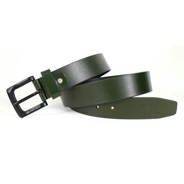 Olive_Green_Leather_Semi_Casual_Belt_for_Men