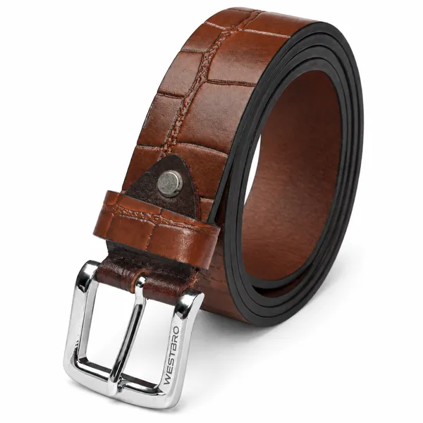Brown_Embossed_Textured_Belt_for_Men