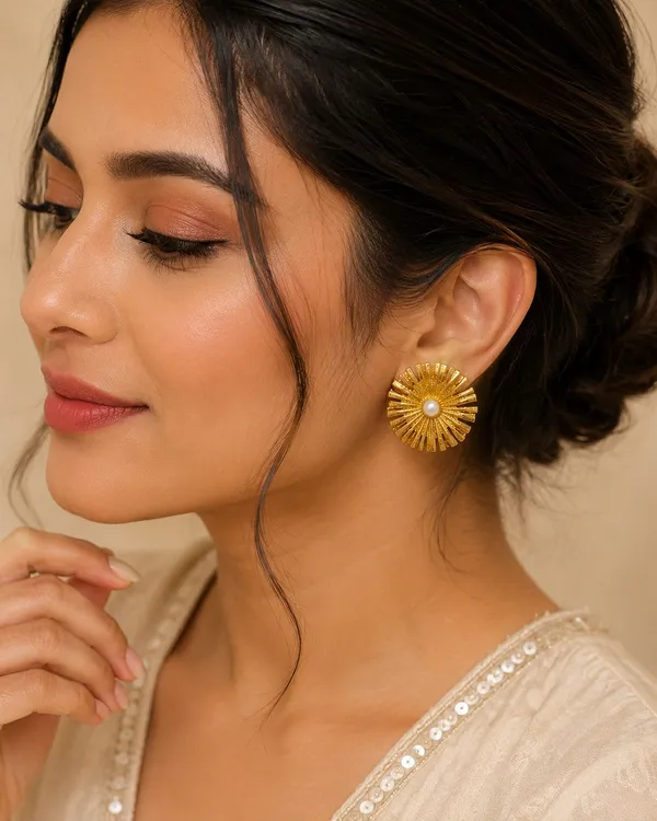 Sunburst_Pearl_Stud_Earrings