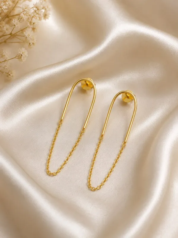 Aurora_Chain_Loop_Drop_Earrings